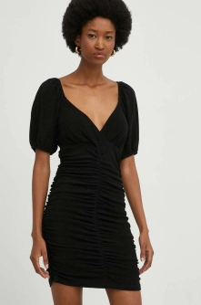 Answear Lab rochie culoarea negru, mini, mulata
