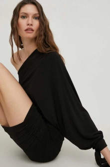 Answear Lab rochie culoarea negru, mini, mulata