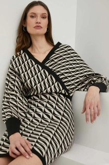 Answear Lab rochie culoarea negru, mini, mulata