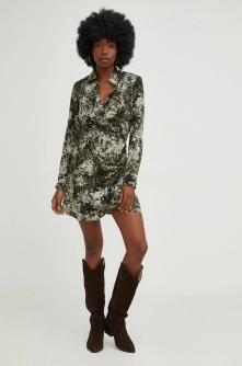 Answear Lab rochie culoarea verde, mini, drept