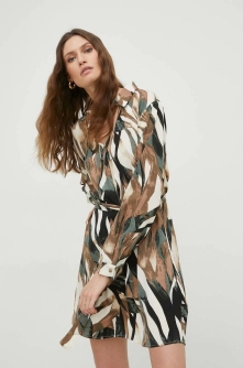 Answear Lab rochie culoarea verde, mini, drept