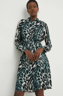 Answear Lab rochie culoarea verde, mini, drept