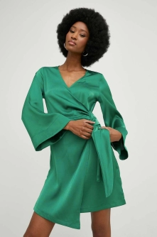 Answear Lab rochie culoarea verde, mini, drept