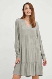 Answear Lab rochie culoarea verde, mini, evazati