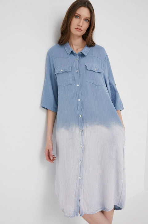 Answear Lab rochie din bumbac mini, oversize