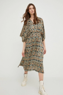 Answear Lab rochie midi, evazati