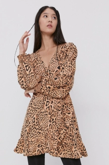Billabong Rochie culoarea portocaliu, mini, evazata