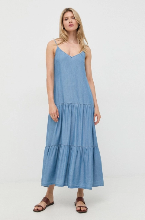 BOSS rochie maxi, evazati