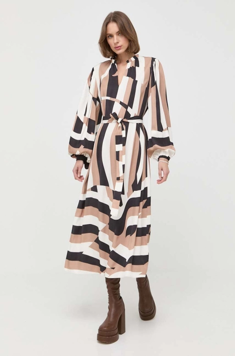 BOSS rochie midi, evazati