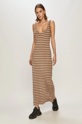 Brave Soul Rochie culoarea bej