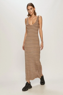 Brave Soul Rochie culoarea bej