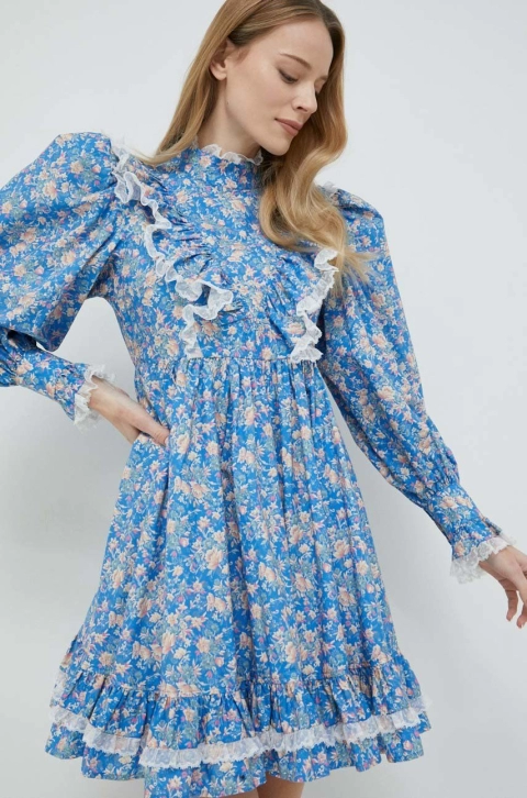 Custommade rochie din bumbac mini, evazati