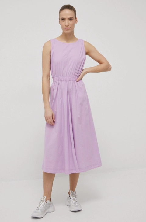Deha rochie culoarea violet, midi, evazati