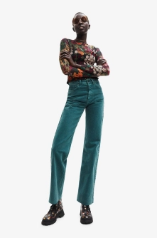 Desigual jeansi femei , high waist