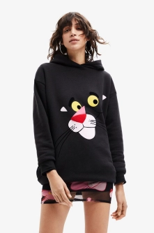 Desigual rochie culoarea negru, mini, drept