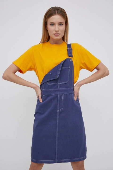 Deus Ex Machina rochie jeans mini, drept