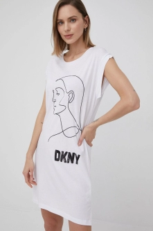 Dkny rochie culoarea alb