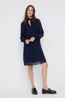 Dkny Rochie culoarea albastru marin, mini, model drept