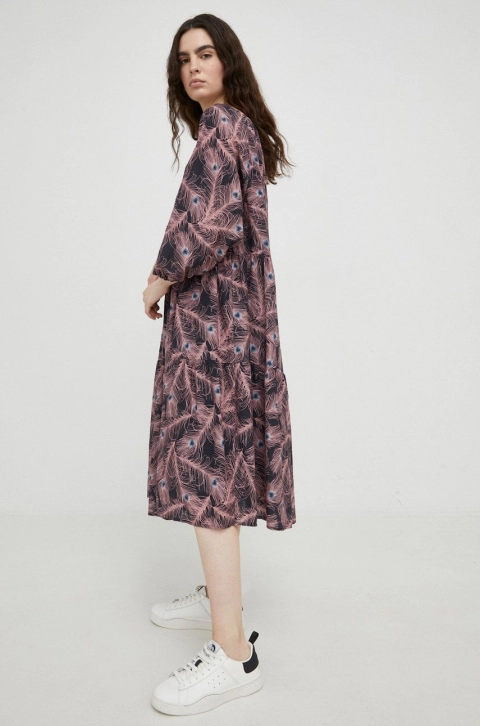 Drykorn rochie midi, evazati