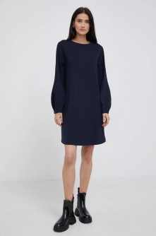 Emporio Armani rochie culoarea albastru marin, mini, drept