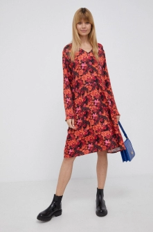 Frieda & Freddies Rochie culoarea rosu, mini, model drept