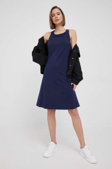 G-Star Raw rochie culoarea albastru marin, mini, evazati
