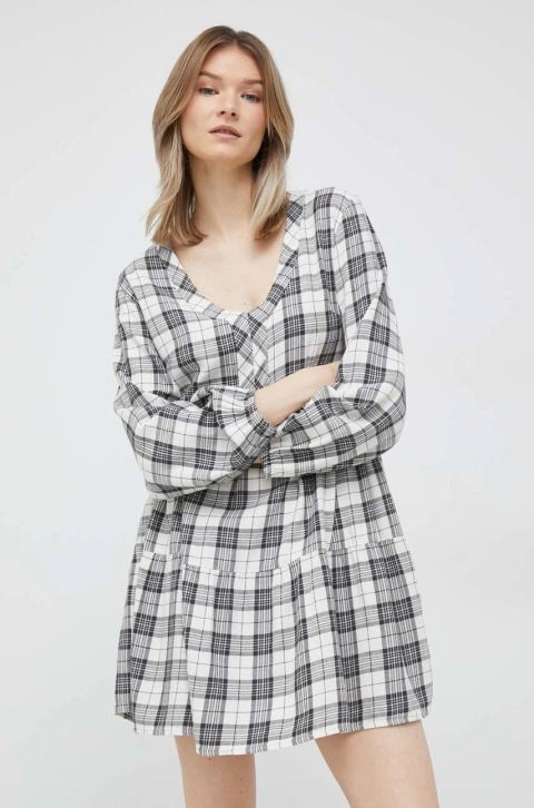 GAP rochie culoarea gri, mini, evazati