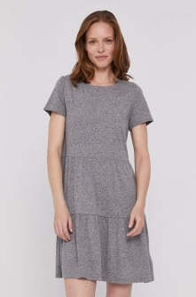 GAP Rochie culoarea gri, mini, model drept