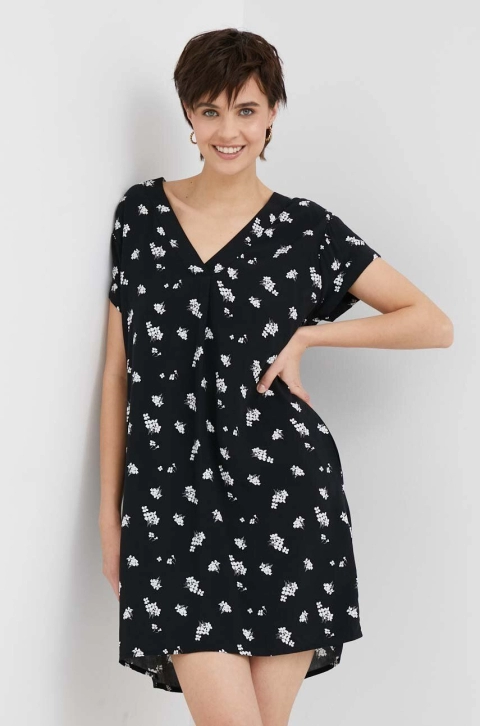 GAP rochie culoarea negru, mini, drept