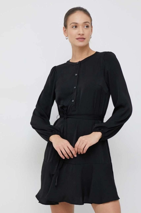GAP rochie culoarea negru, mini, evazati