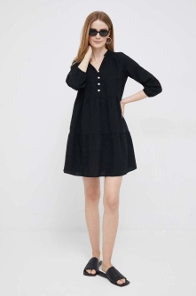 GAP rochie culoarea negru, mini, evazati