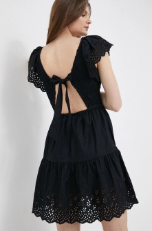 GAP rochie culoarea negru, mini, evazati