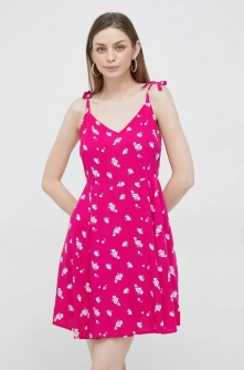 GAP rochie culoarea violet, mini, evazati