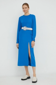 Gestuz rochie Sloangz midi, drept