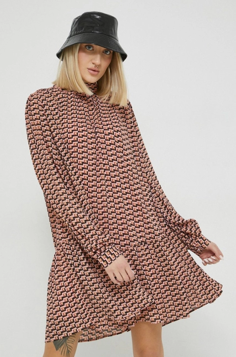 HUGO rochie mini, evazati