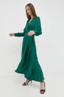 Ivy Oak rochie culoarea verde, maxi, drept