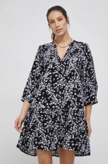 JDY rochie culoarea negru, mini, evazati