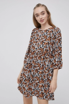 JDY rochie culoarea negru, mini, evazati