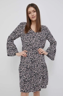 JDY rochie culoarea negru, mini, evazati