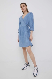 JDY rochie jeans mini, evazati