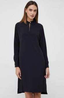 Joop! rochie culoarea negru, midi, oversize