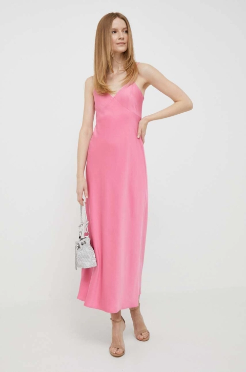 Joop! rochie culoarea violet, maxi, drept