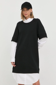 Karl Lagerfeld rochie din bumbac mini, drept