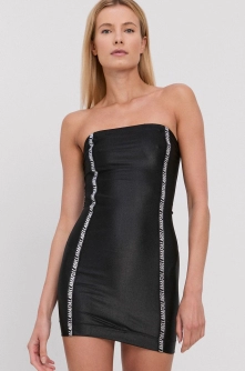 LaBellaMafia Rochie culoarea negru, mini, mulat