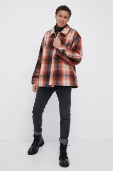 Levi's Cămașă din lână culoarea portocaliu, regular