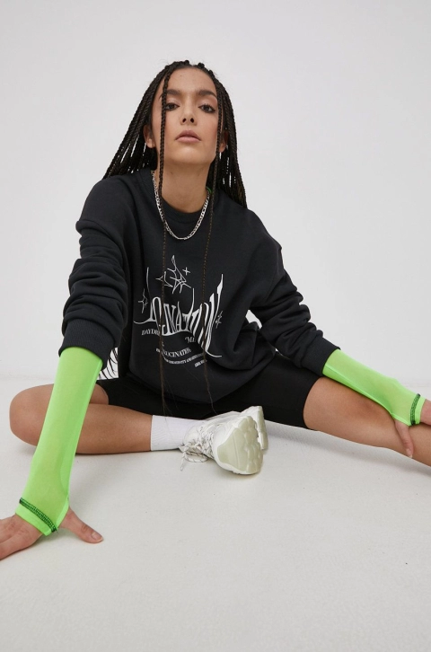 Local Heroes Rochie culoarea negru, mini, oversize