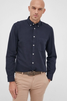 Marc O'Polo camasa barbati, culoarea albastru marin, cu guler button-down, regular