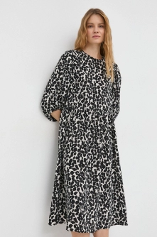 Marc O'Polo rochie culoarea negru, midi, oversize