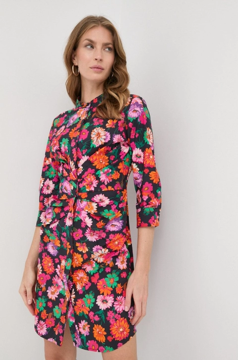 Marella rochie din bumbac mini, drept