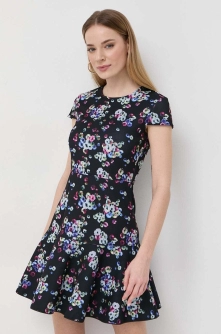 MAX&Co. rochie culoarea negru, mini, evazati